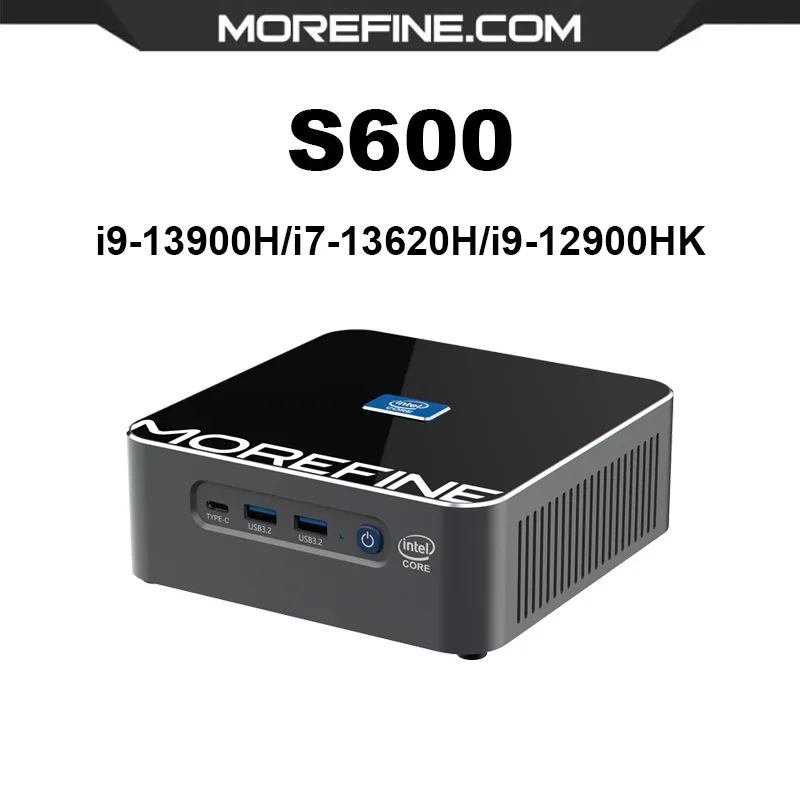 24Hrs Shipping! New Upgrade Morefine S600 Mini PC Intel 13th gen Core i9-13900H 14Core /i7-1360P 12Core DDR5, Dual 2.5G Mini PC