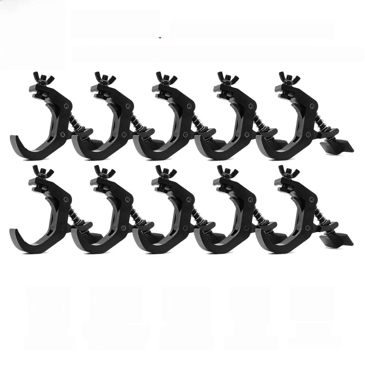 Crochets durables et robustes, pince en alliage d'aluminium 150kg 40-60mm, support de lumière de scène, crochet de lumière, support de pince de lumière, 10 pièces/lot