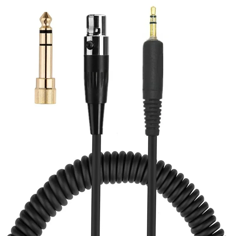 Wymiana słuchawki kabel sprężynowy dla AKG Q701 K702 K267 K712 K141 K171 K181 K240 K271MKII K271 do aktualizacji słuchawek kabel — zdjęcie produktu 7