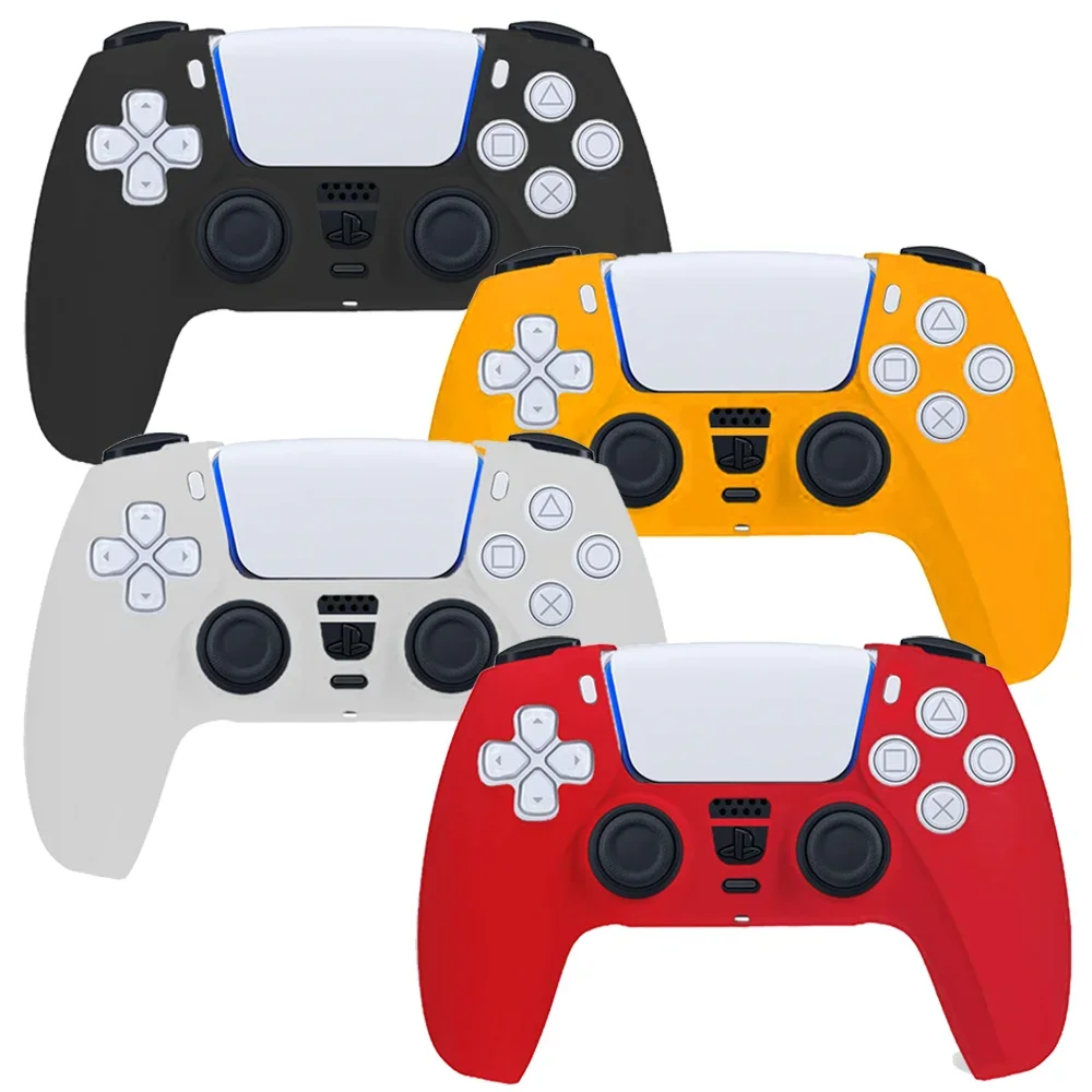 Playstation 5 anti-deslizamento caso ps5 controlador compatível colorido ergonômico pele de silicone