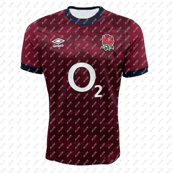 Umbro 영국 럭비 저지 의류 플레이어, 남자 어린이, 기차, 남자 티셔츠, 여자 팀, 여자 십대 티, 홈 탑 2024/25