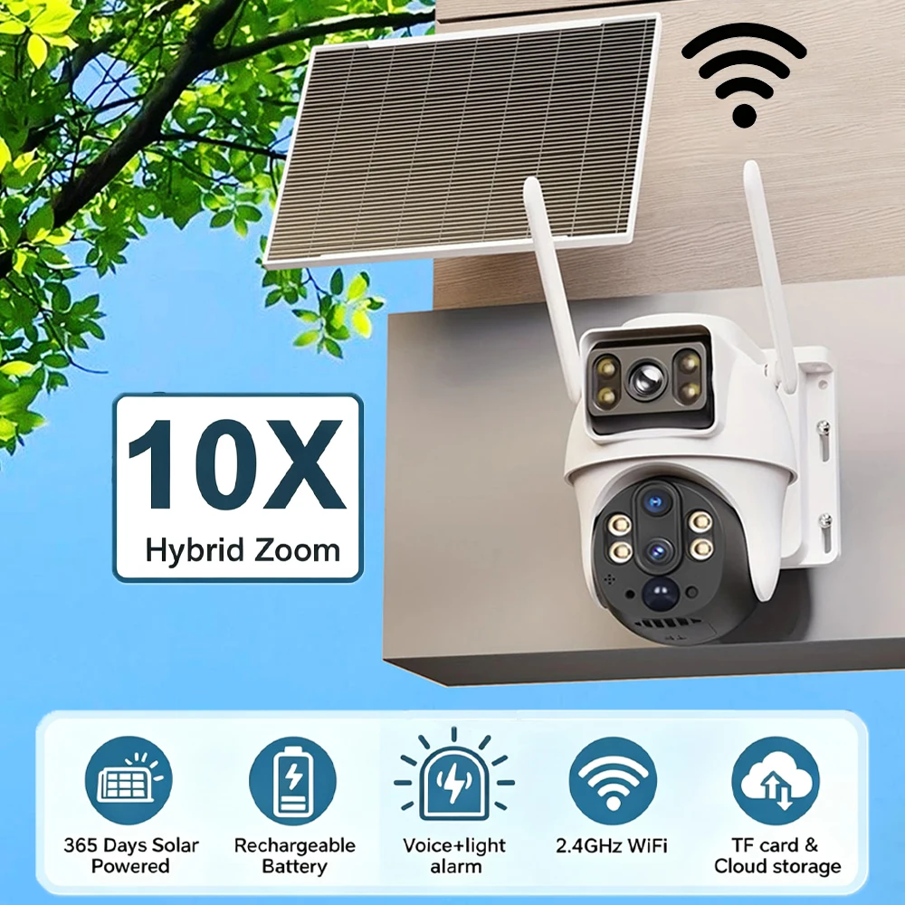 Home Security Cameras Wireless - Cámara de Vigilancia Inalámbrica para Exteriores