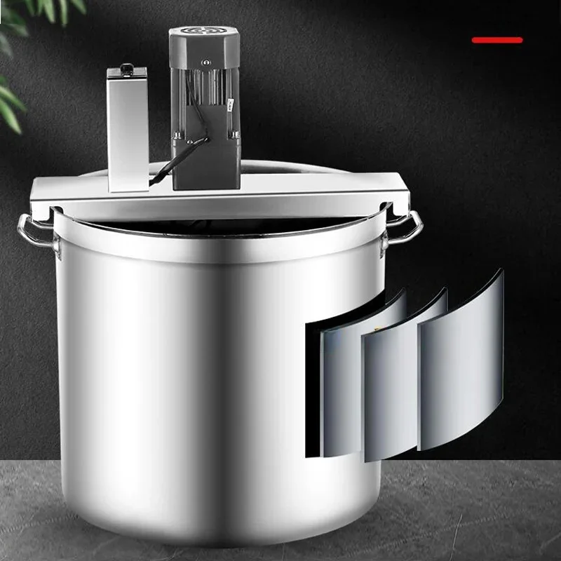 110V 220V Automatic Hot Pot Bottom Material Machine Spicy Hot Skewer Skewer Tomato Sauce Stir-fry Machine Boil Sauce Mixer