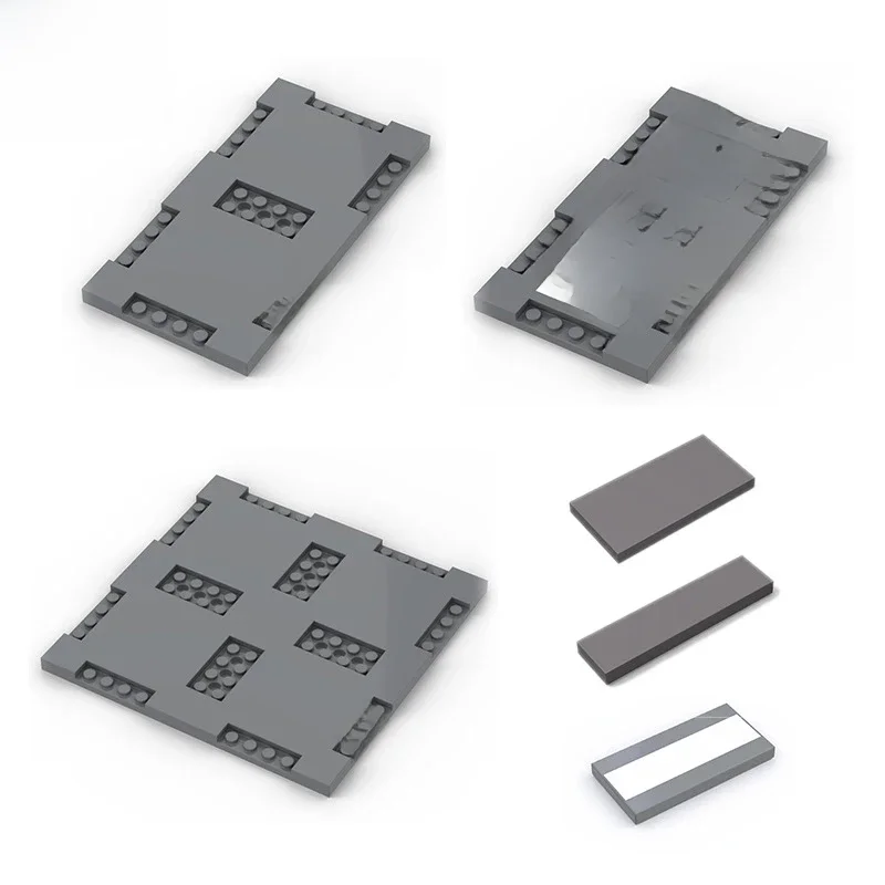 Blocs de construction ville route rue plaque de base briques Base de croisement piéton Compatible avec legoeds Puzzle jouets 60301 69915 71772