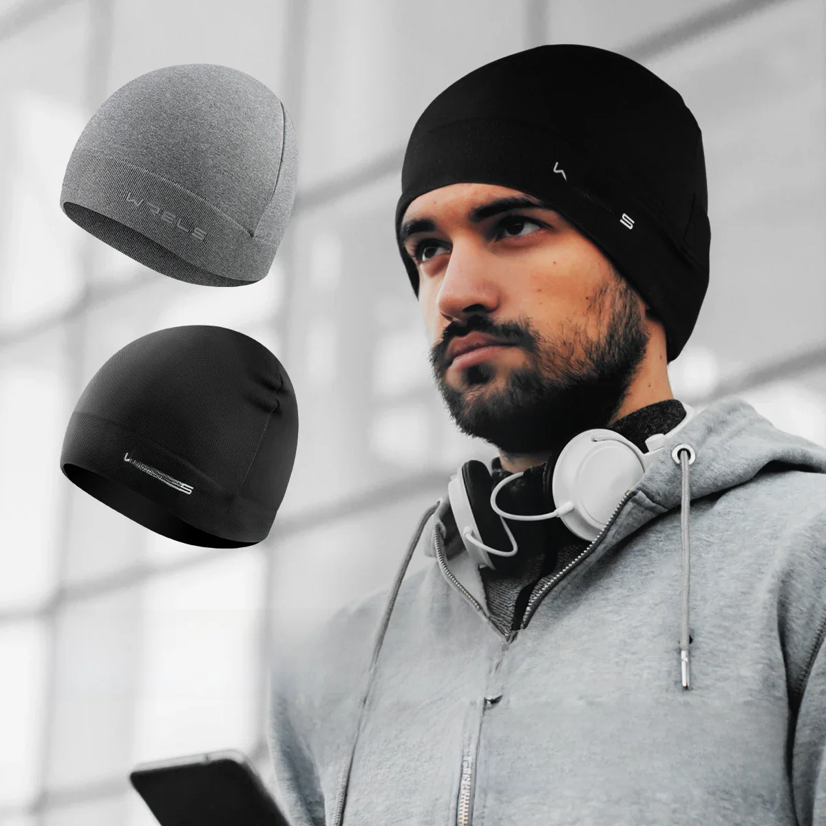 AliExpress WRELS 1pc Winter Warm Running Sports Hat for Men and Women Soft Eastic Fitness Hiking Windproof Hat