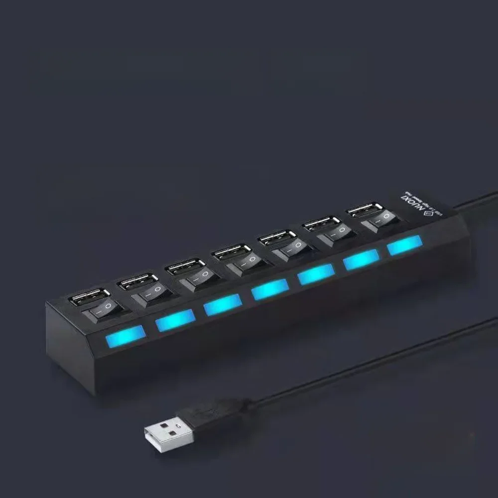 USB Hub 3. 0 2,0 Port mehrere Expander USB 2,0 Hub mit Switch Multi USB Splitter Hub verwenden