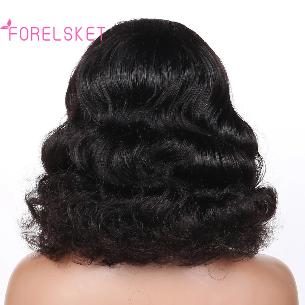 4x4 Spitzen verschluss tragen und gehen leimlos Bob Perücke-Body Wave Lace Front Echthaar Perücken für schwarze Frauen-vor gezupft und vor geschnitten