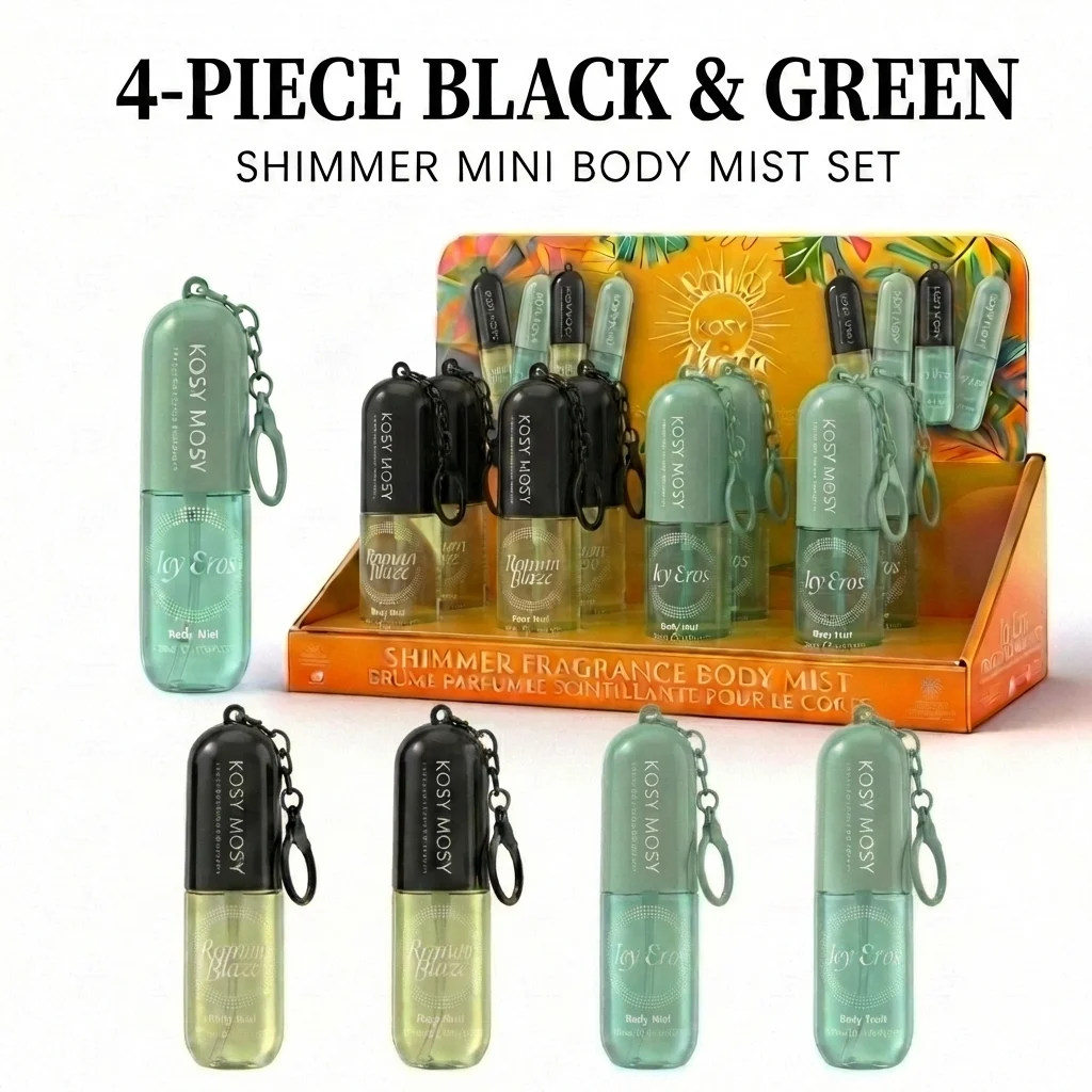 

Набор из 4-х флаконов женского спрея для тела Tropical Magic, 30 мл, портативный, для путешествий, с ароматом ванили, цветов и гурманских нот, в подарочной упаковке, розовый