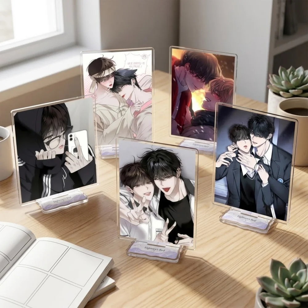 Anime Eighteen's Bed Acrylic Stand Figure High School Selfie Model Plate Desk Decor Cosplay Fans Gift Keychain 15cm