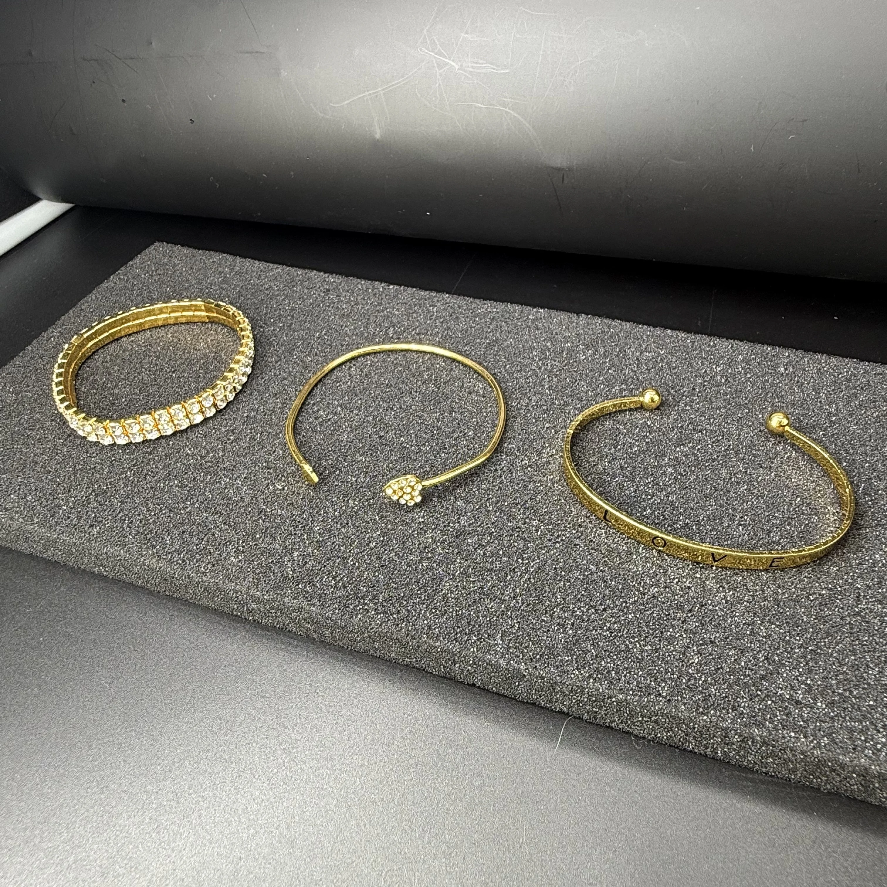 طقم مجوهرات مكون من 3 قطع، سوار قابل للتعديل على الطراز البوهيمي مع لهجات الزركونيا هدية عيد ميلاد، هدية الهالوين #5