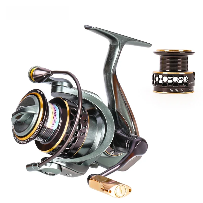 TSURINOYA 2 szpula Spinning kołowrotek JAGUAR 1000 2000 3000 185G 6KG Max Carbon Drag karpia słonowodne kołowrotek Bass Pike Wheel — zdjęcie 2