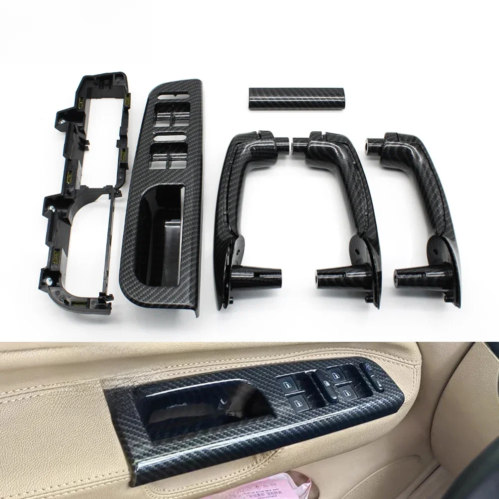 Kohle faser lhd Auto vorne hinten links rechts Türgriff für vw bora golf 4 mk4 jetta 1999 2000 2001 2002 2003 2004