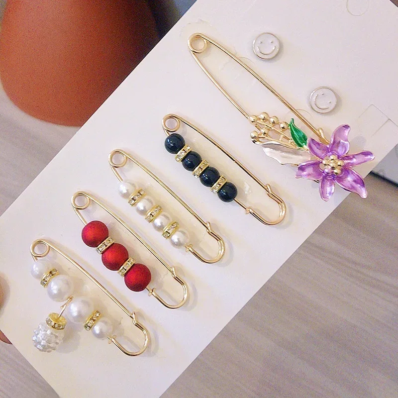 Jupe en jean pour femmes, nouvelle aiguille de taille, grand changement, petite broche Anti-course, vêtements fixes, boucle de taille, broche à Clip H1369