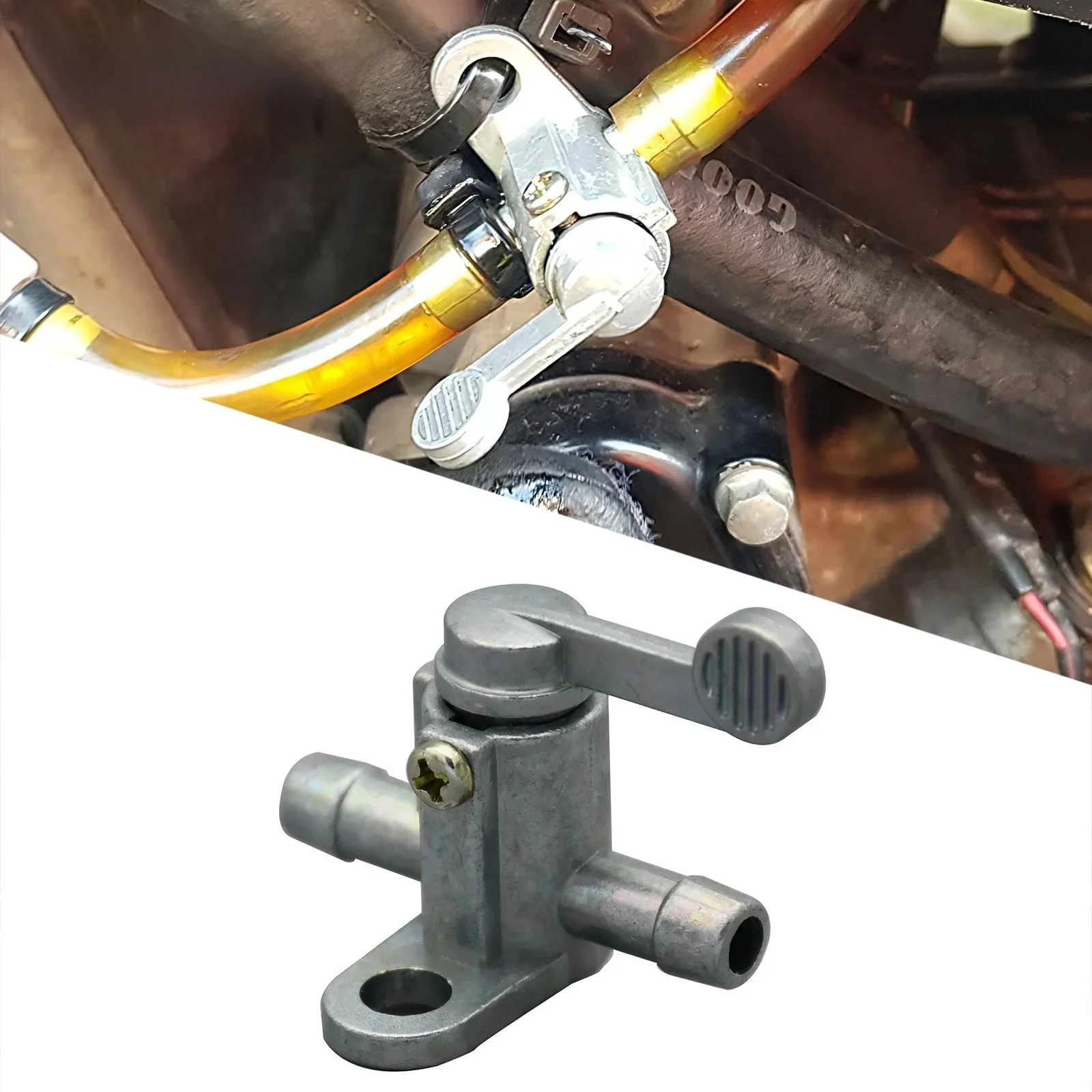 Robinet de réservoir de carburant pour moto, 8mm, 5/16 pouces, interrupteur de Valve d'essence pour Honda Yamaha Dirt Bike, tondeuses à gazon ATV PW50 PW80 universel