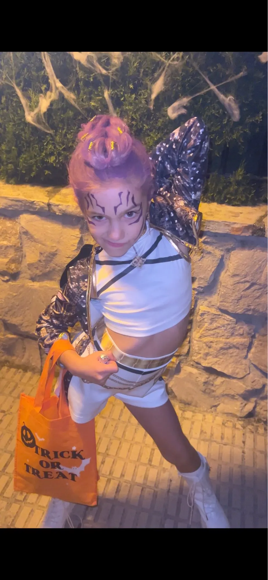 3PS Children's Girls Dance Performance Set Carnival Cosplay Costume Set Halloween Party Set Carnival Costumes 3-10 Years Old photo review