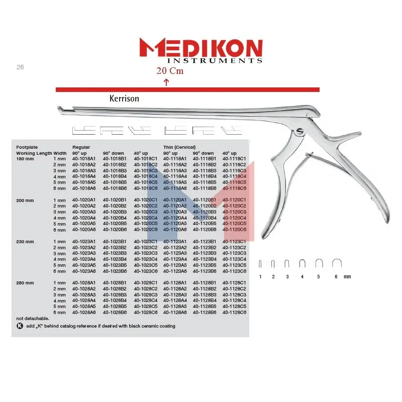 

german Laminectomy Rongeurs Kerrison Silver Scissors Lumber Neurosurgery Neurosurgical Hospital Clinic Forceps Tools Scissors