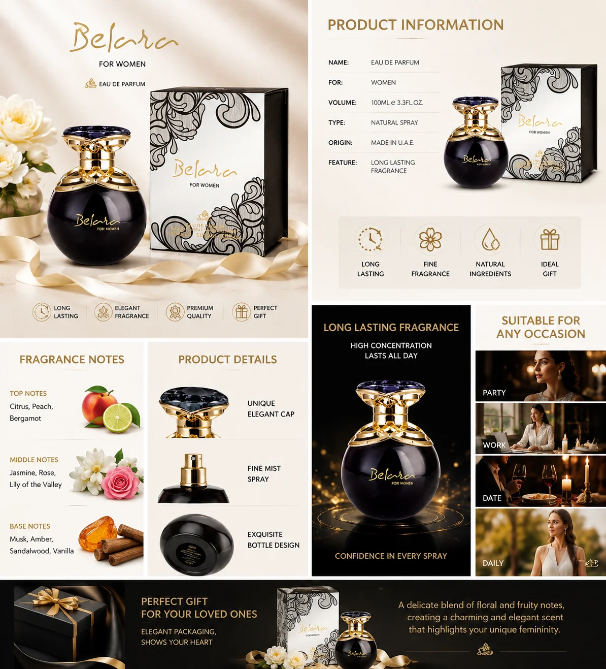 Women's Eau De Parfum 100ml Lo - Perfume Floral Fragrance review and price
