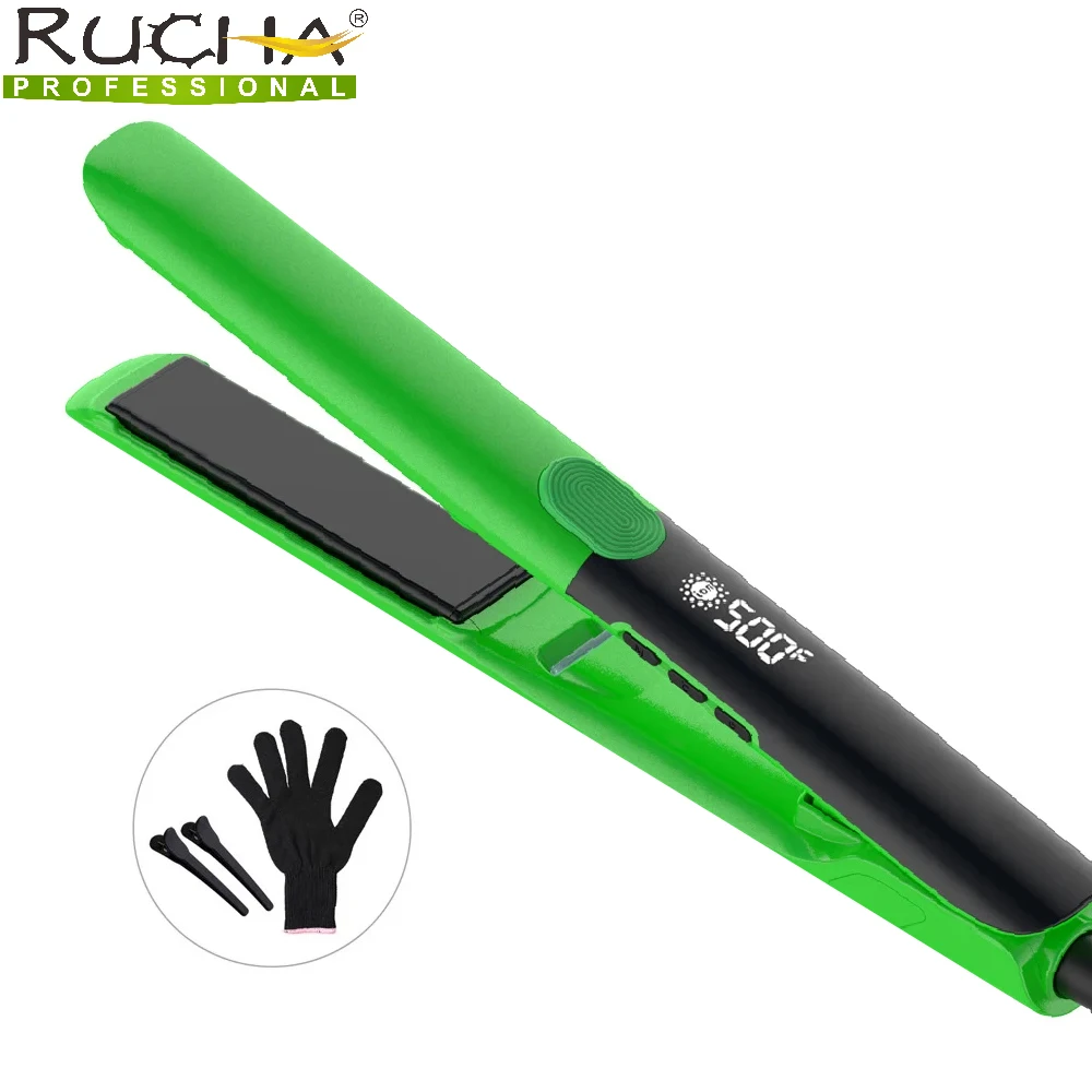 Professional High Temperature 500F Hair Straightener Keratin Treatment Hair Flat Iron for Frizzy Hair Recovers the Damaged