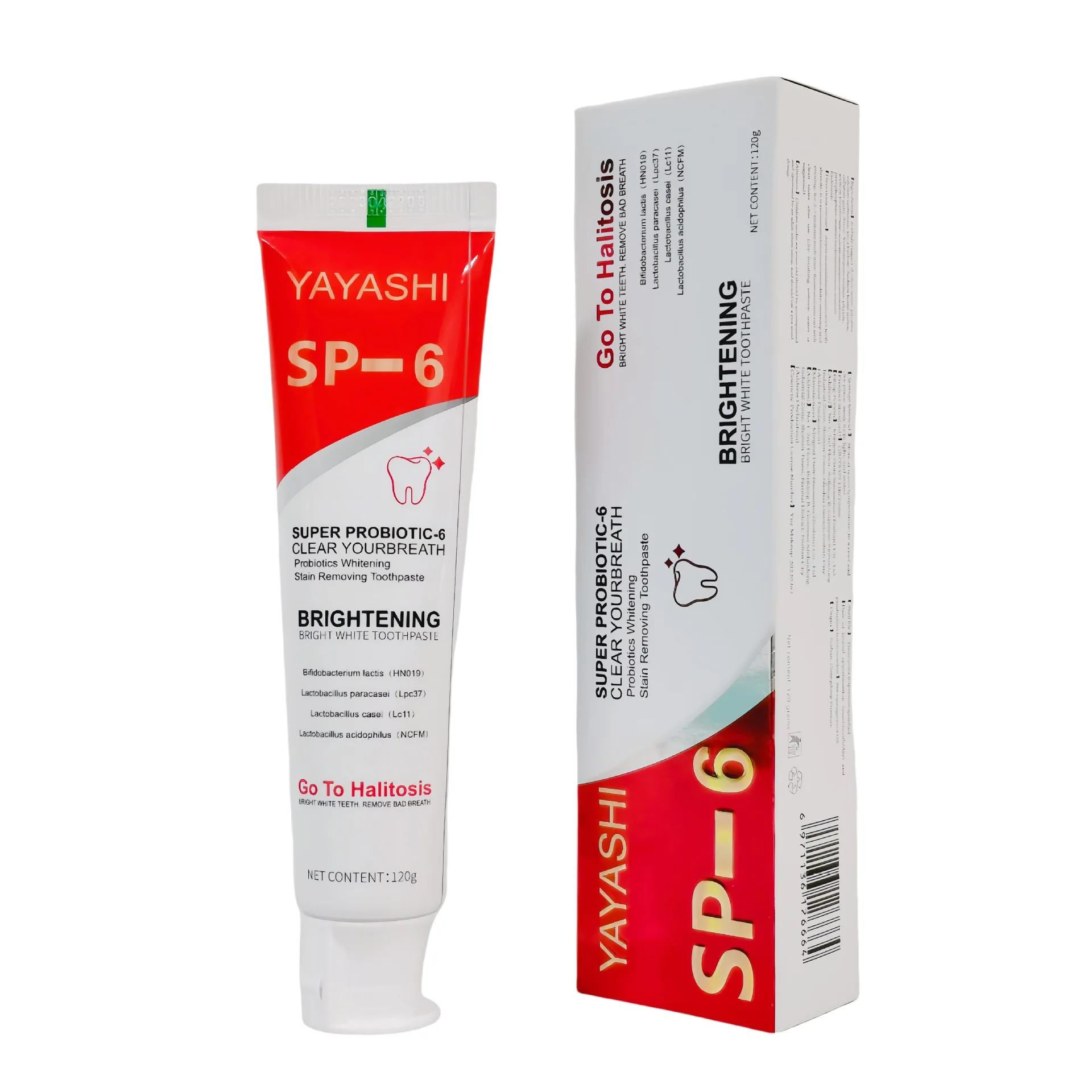 Livres Sp-6 et dentifrice blanchissant