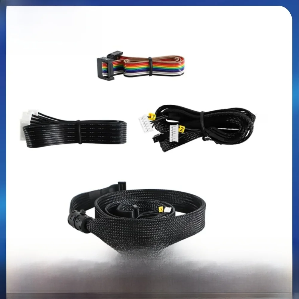 Creality Oficjalna kombinacja kabli Ender 3 S1, okablowanie kabla ekranowego, kabel płaski, kabel ograniczający silnik osi X/Y Kabel drukarki 3D — zdjęcie produktu 7