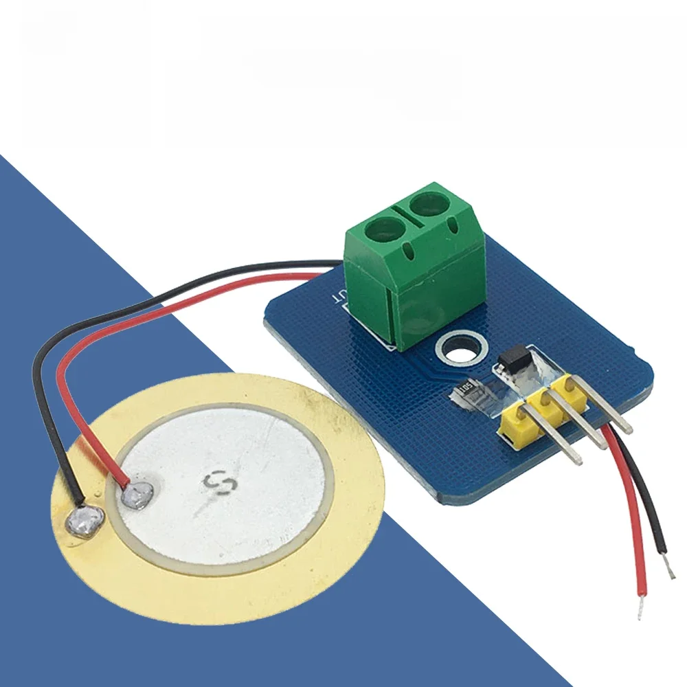 KIT de bricolage 3.3V/5V, Module de capteur de vibrations piézo-électrique en céramique, contrôleur analogique, composants électroniques, fournitures, capteur pour Arduino UNO R3