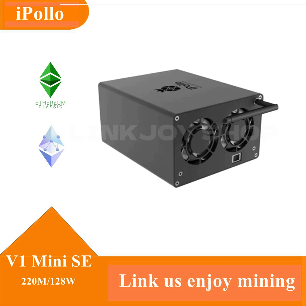 

iPollo V Mini SE 220M 116W SE PLUS 400MH/S Wi-Fi Connection ETC ETHW Mining Low Power Consumption