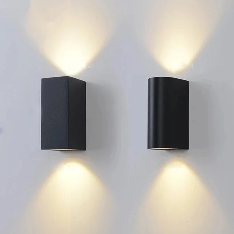 12V 24V LED Wandlamp Buiten Waterdicht IP65 Veranda Verlichting Modern Home Decor Up Down Aluminium Wandlamp voor Tuin Gang licht - afbeelding 2