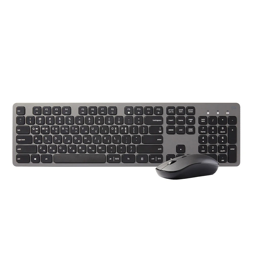 Wireless Keyboard Combo Mouse Set Noiseless Office Multi-Pairing