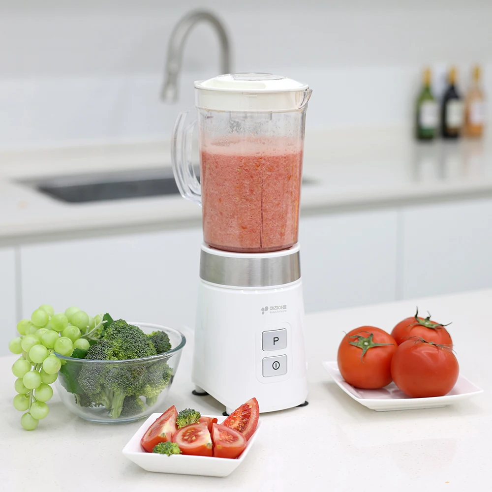 خلاط فني للمطبخ بسعة كبيرة ، شفرة تيتانيوم ، محرك كهربائي ، زر سهل ، خلاط فصل ، عصارة ، أو 1 لتر