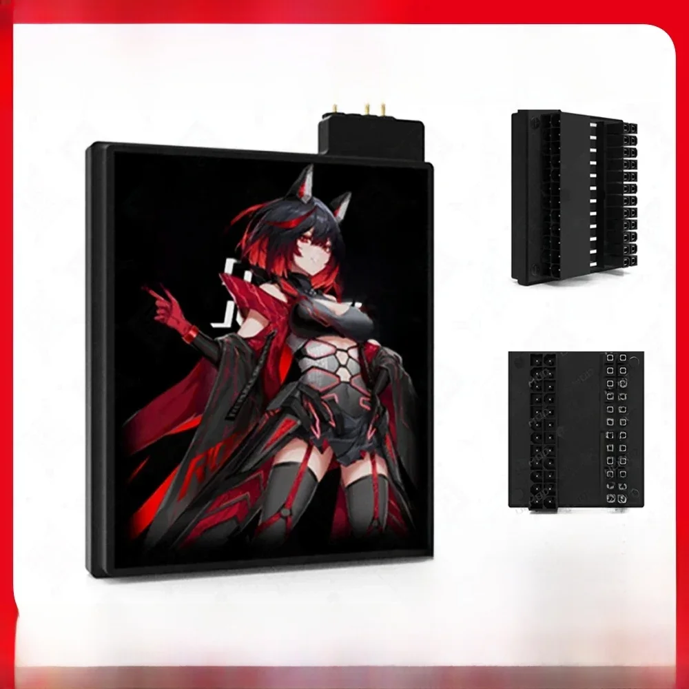 Płyta główna 24PIN niestandardowy konwerter obrazu oświetlenie zasilacz 24P do 90/180 stopni MOBO złącze adaptera głowica kierownicy MOD — zdjęcie produktu 7