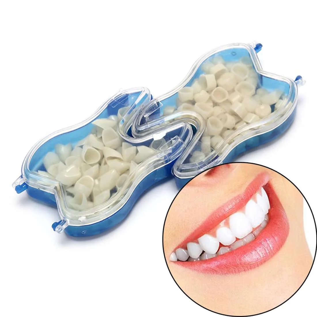 50 Pcs/Box Dental Temporary Crown Kit Anterior Front Molar Posterior Teeth Veneers Dentistry Tooth Whitening Tools
