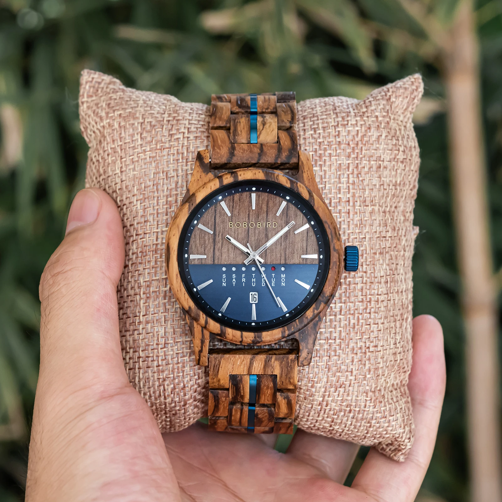 BOBO BIRD Wooden Wristwatch High Quality Luxury Men\'s Wood Dress Watch Vintage Original Wooden Watch With Gifts Box For Men