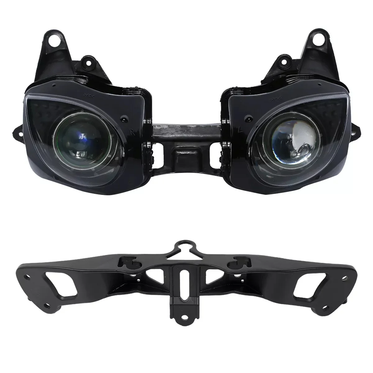 Motorfiets Koplamp Bovenste Kuip Verblijf Beugel Voor Kawasaki Ninja ZX6R 2007-2008 - afbeelding 2
