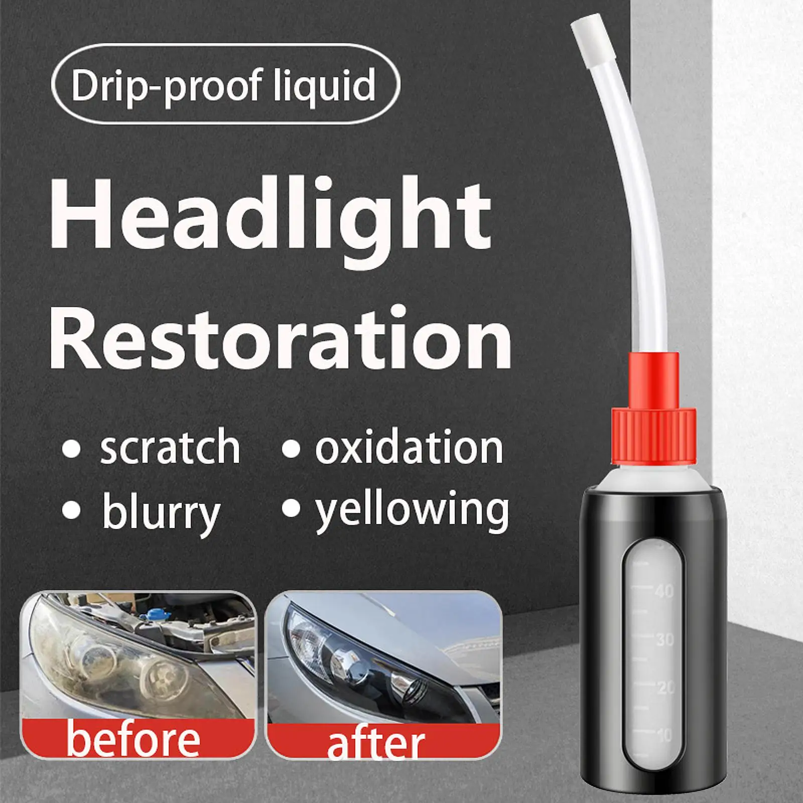 Car Headlight Renovation Cup US Plug Practical Automotive Accessories Polishing Tools Automobile Headlight Restoration Cup