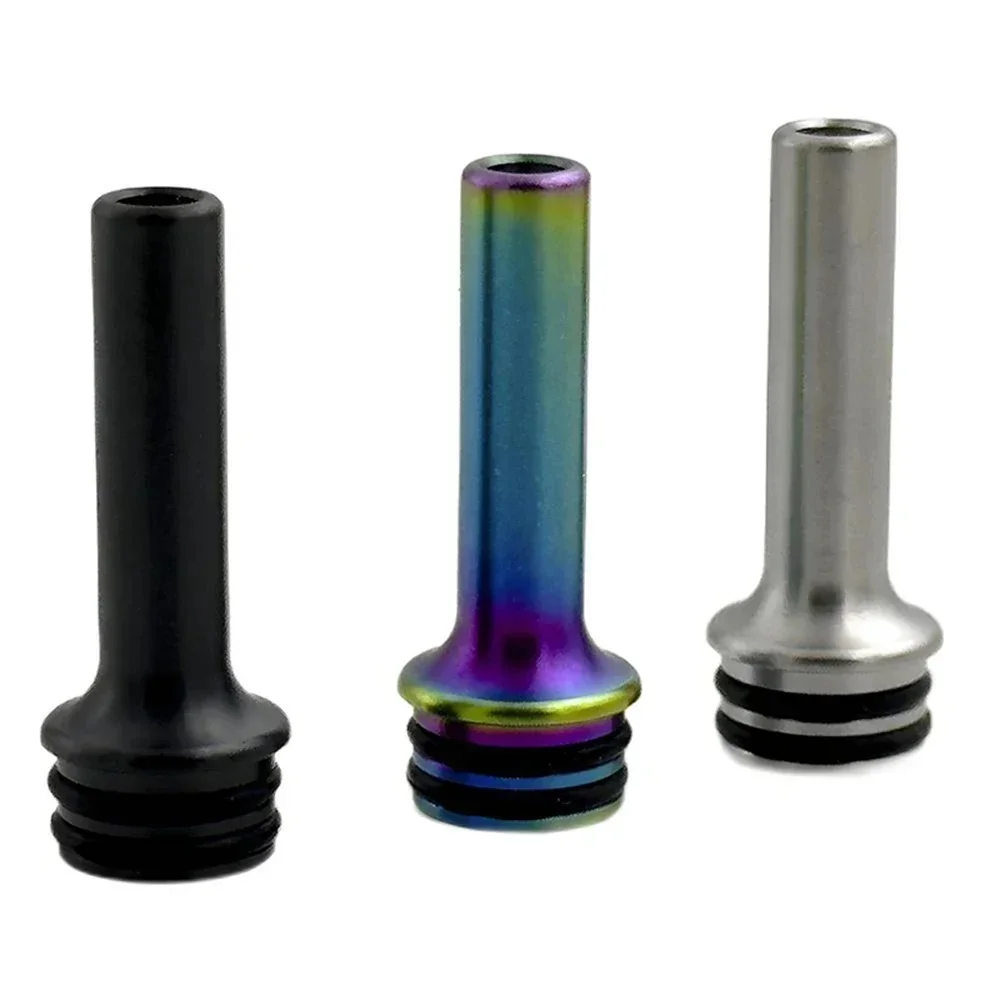 Couvercle d'embout Long en acier inoxydable 510 MTL 510, pour buse, Pipette, goutteur, Joint de paille, Mod de café