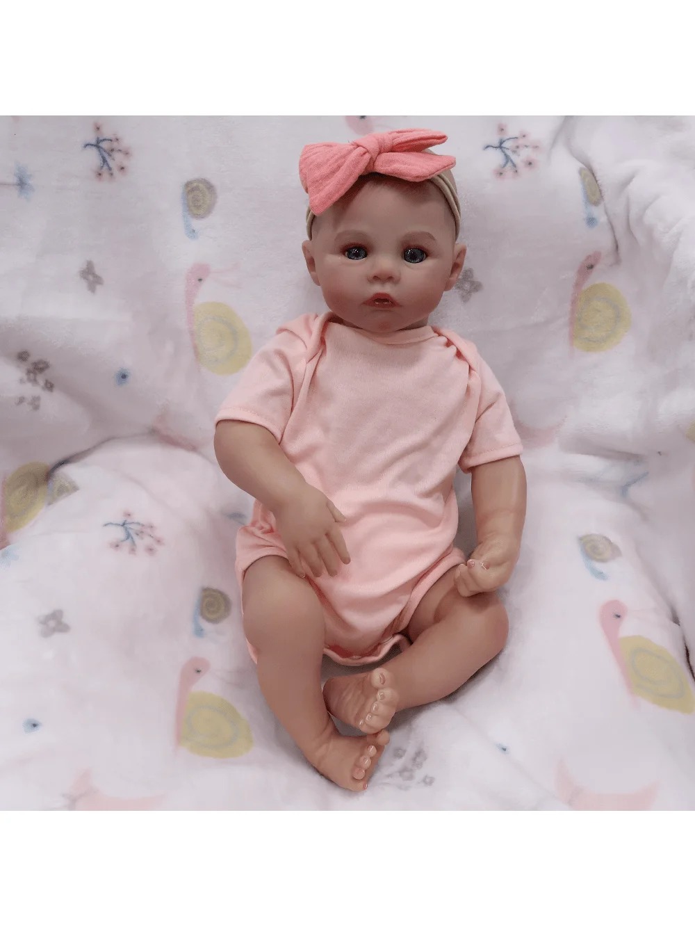 Realistyczne lalki Reborn - 45 cm, urocza, miękka lalka z winylu (TYLKO LALKI/BEZ AKCESORIÓW)