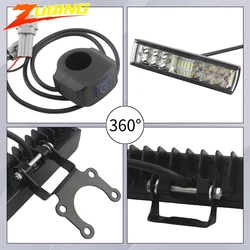 For Surron Light Bee X Electric Bike 2023 Led Explorers Motorcycle Tuning Enduro Motocross Spotlight LED Headlight Accessories
