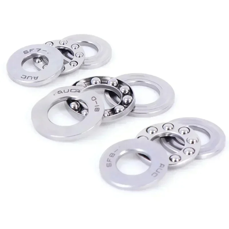 Roulement à pression plat en acier inoxydable, diamètre interne, boule de poussée, 8mm, 9mm, 10mm, 12mm