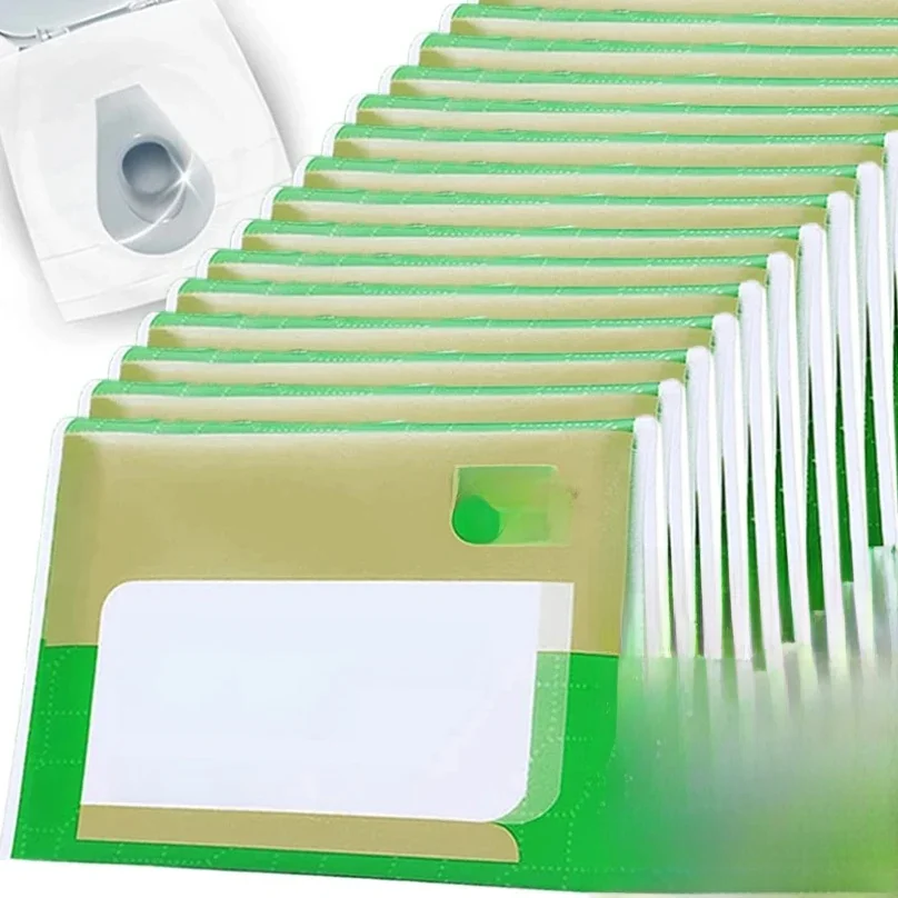 Housse de siège de toilette jetable, Portable, voyage, Camping, hôtel, salle de bain, tapis de toilette, tampons dégradables, solubles dans l'eau, couverture de toilette en papier