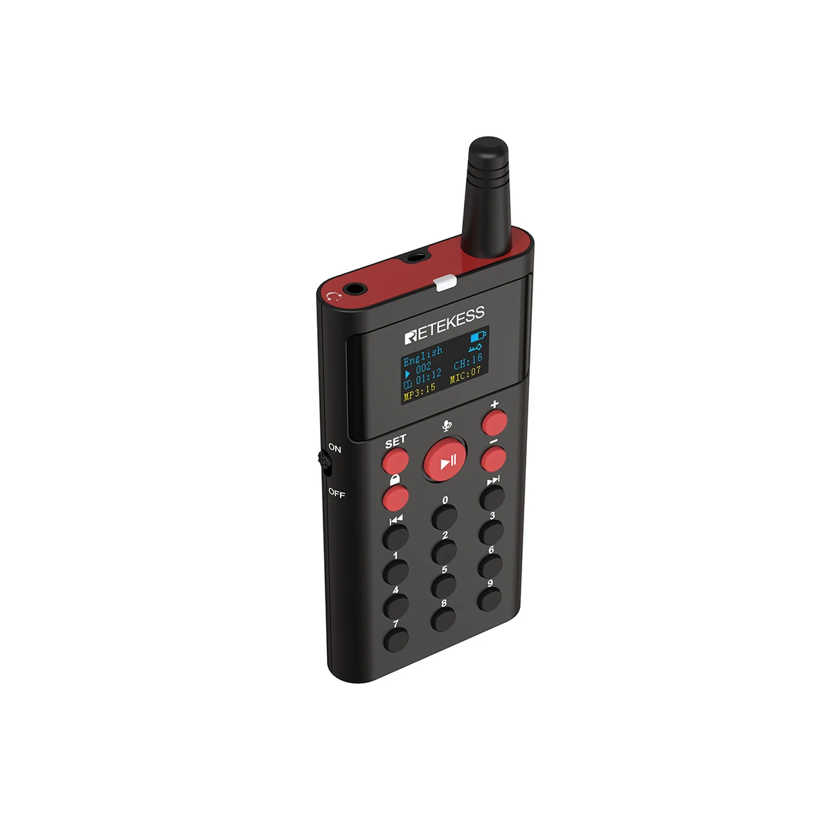 Retekess TT127 Drahtloses Reiseleitersystem Radio-Selbstbedienung On-Demand-GPS-Leitfonsystem für malerische Bereiche Museumskunsttentoonstellung – Detail 15