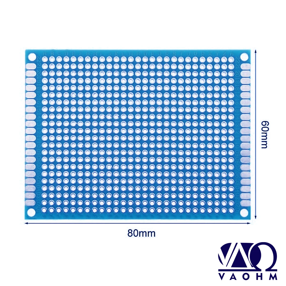 5PCS 6*8cm Prototype PCB Double Sided FR4