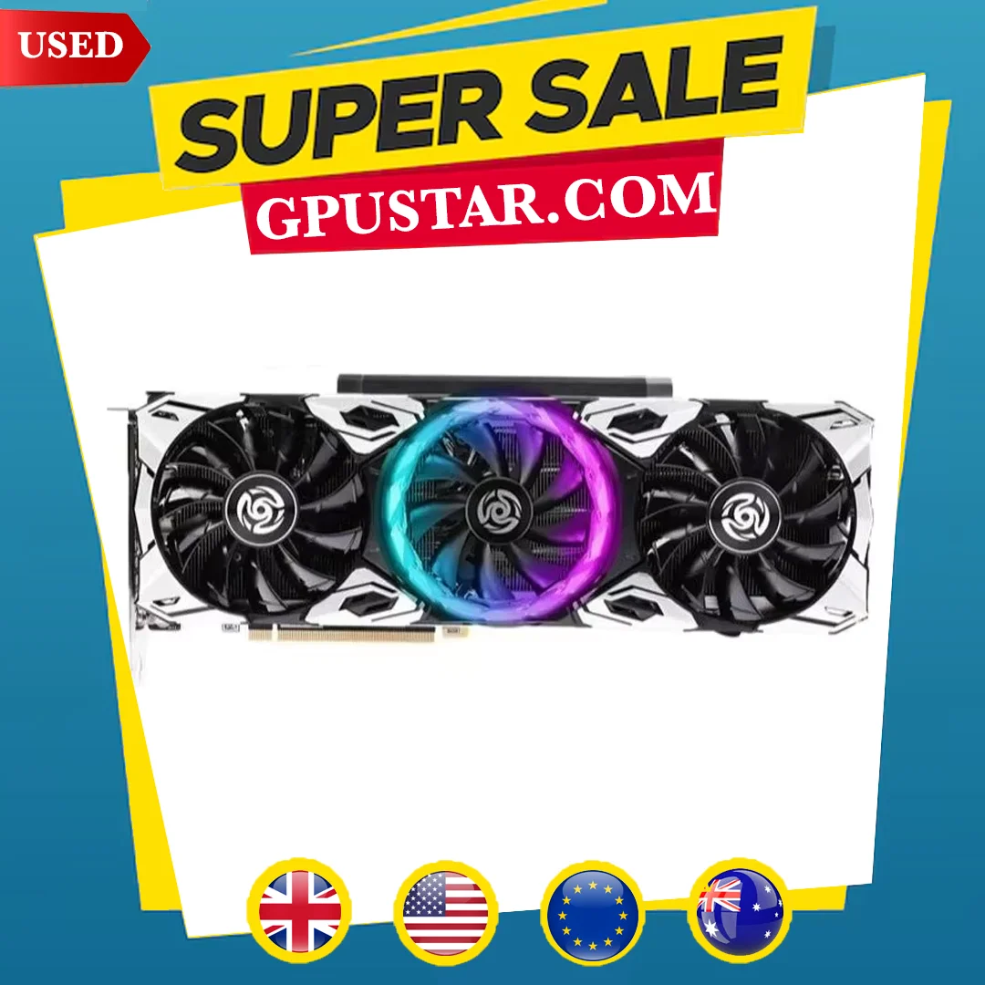 

2024 Used ZOTAC GeForce RTX 3070-8GD6 X-GAMING Video Cards RTX 3070 8GB GDDR6 256bit GPU Graphic Card