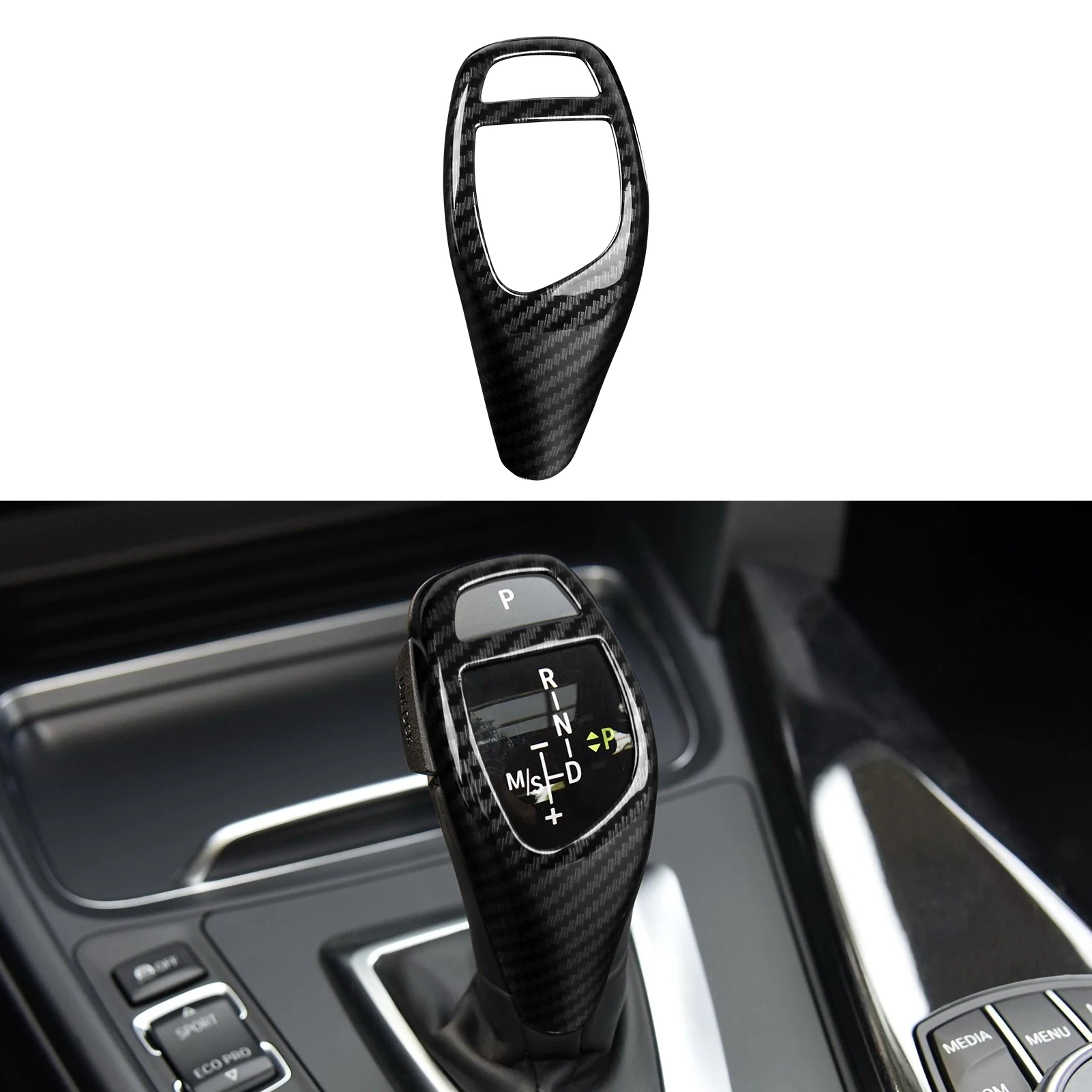 

Car Gear Shift Cover Sticker Carbon Fiber Trim for BMW F20 F21 F22 F23 F30 F31 F32 F33 F34 F35 F36 F07 F10 F15 F16 F25 F26