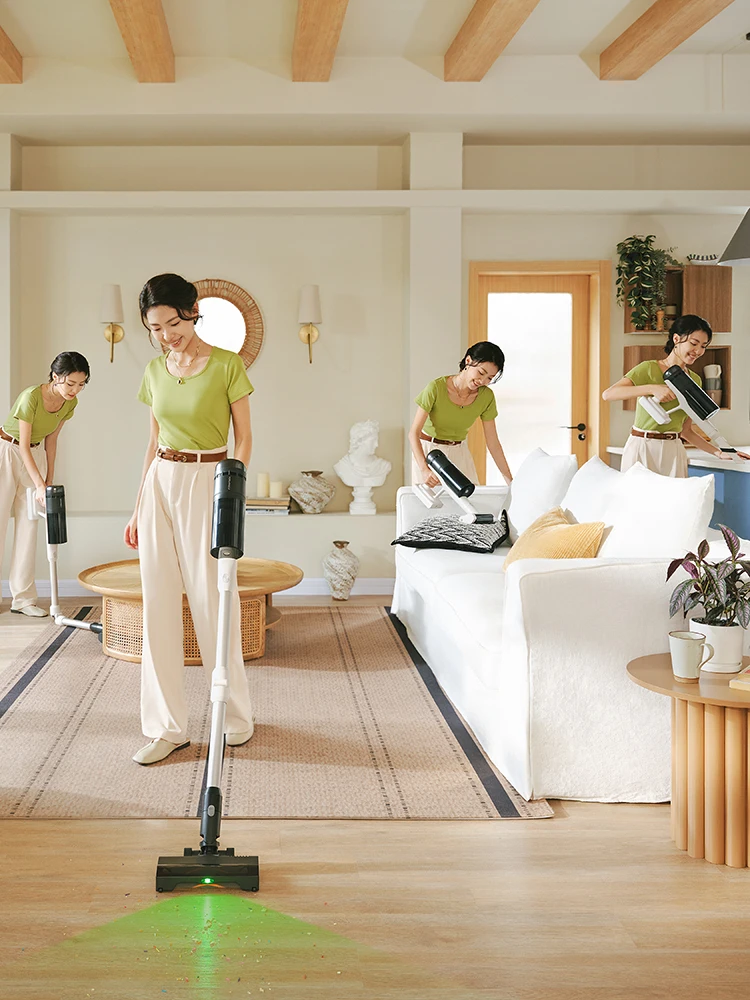 Roborock H60 Pro Kabelloser Stabstaubsauger, 170 AW Saugleistung, 80 Min. Laufzeit, 90 ° biegbares Rohr, Stauberkennungs-LED, Anti-emmêlement-Staubsauger hin zuhause, Teppiche, Hartböden et