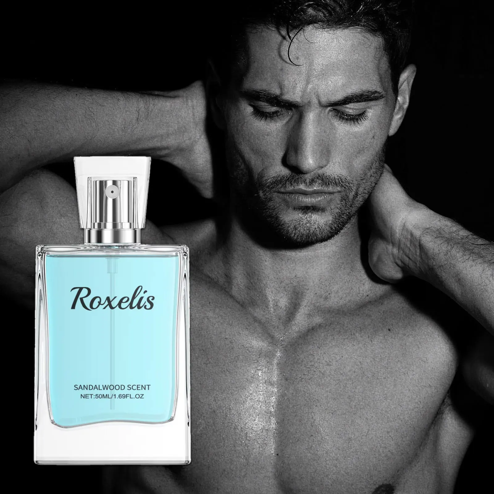 

Roxelis 50 мл Сандаловый одеколон унисекс: Стойкий, свежий, уникальный и очаровательный парфюм для ежедневного использования