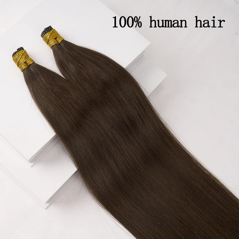 36 цветов, наращивание человеческих волос с I кончиком, 16-22 дюйма, европейские 100% человеческие волосы Remy, мягкие концы волос, предварительно завязанные наращивания для ежедневного использования