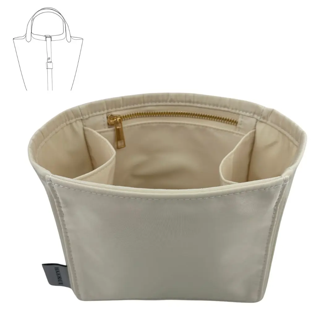 

For Picotin 18 22 26 Insert Bags Organizer Makeup Handbag Organize Inner Purse Portable base shaper Premium nylon(Handmade）