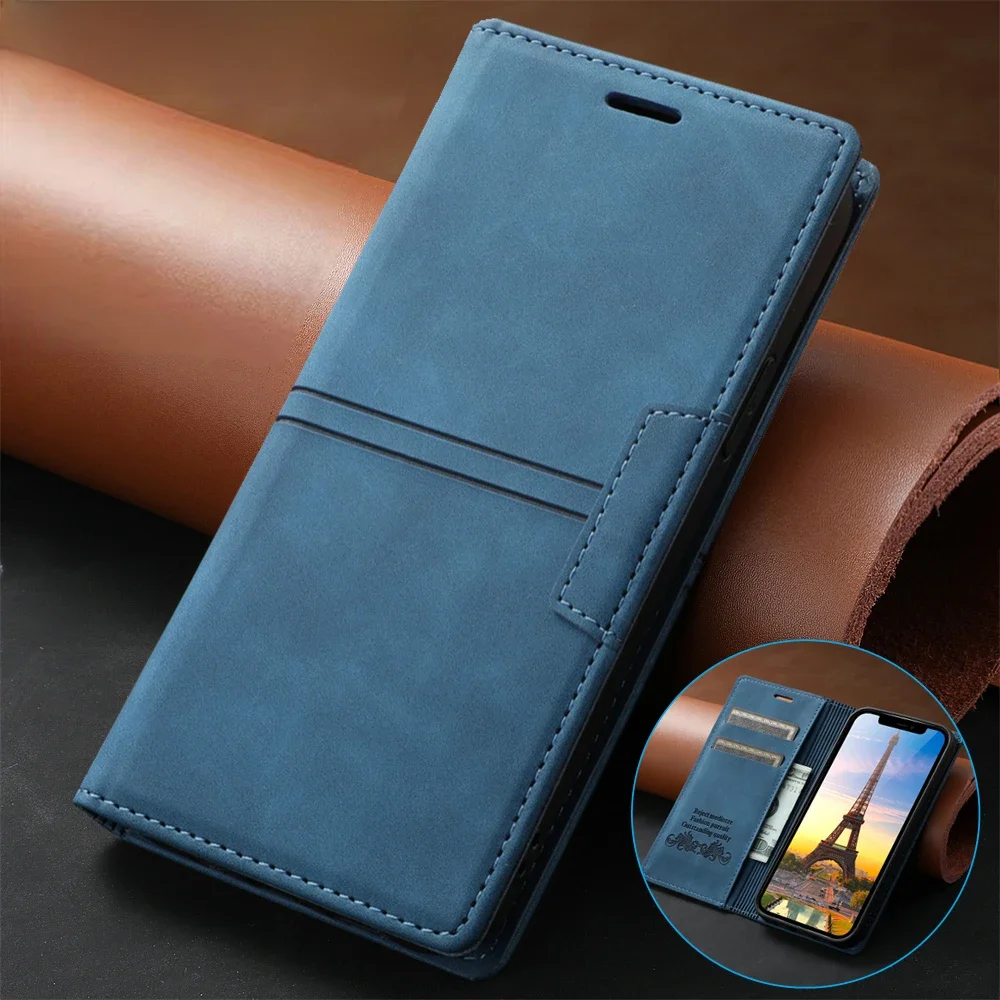 Luxe lederen telefoonhoes voor Google Pixel 10 9 8 7 6 Pro XL 8A 7A 6A 9Pro 5G Flip Book-kaarthouder Portemonnee Magnetische telefoontas - afbeelding 2