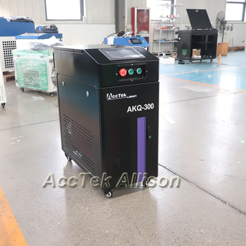 

AccTek Pulse Laser 200w 300w 100w Laser Cleaner Rust Removal Portable Fiber Laser Cleaning Machines