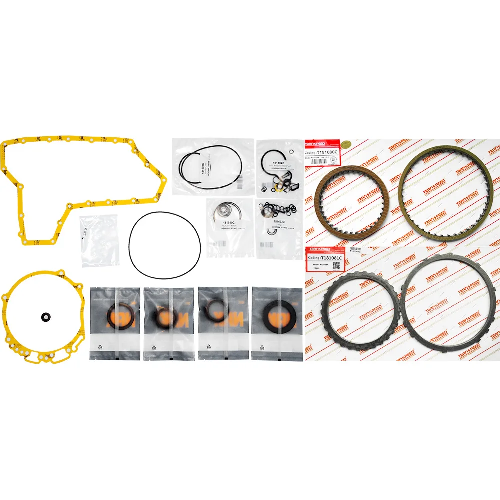 TRANSPEED RE0F09A JF010E Auto Transmission Gearbox Rebuild Clutch O-Ring Kit For Murano Teana Presage QUEST Car Accessories